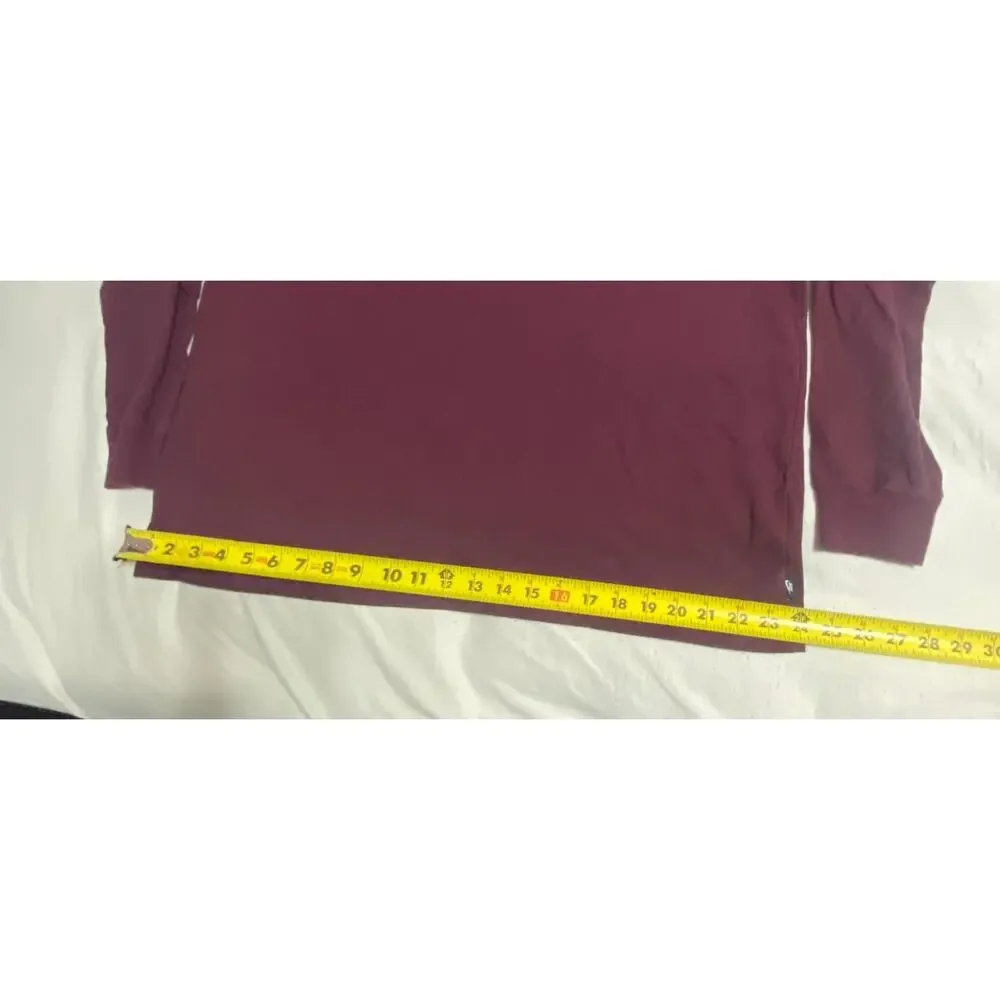 Nike Sportswear Premium Essentials Mens XL Burgundy Long Sleeve Tee pre owned